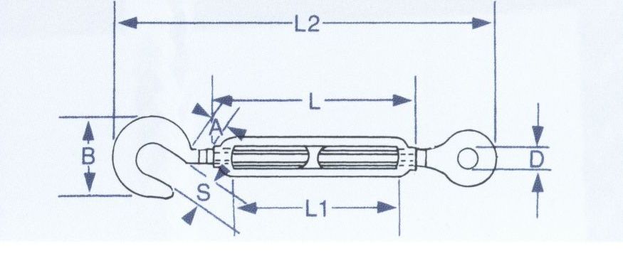 RVS Draadspanner