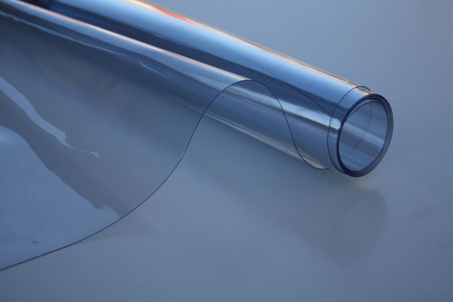 Klarsichtfolie PVC klar Rollenware 90 cm breit Fensterfolie weich transparent 