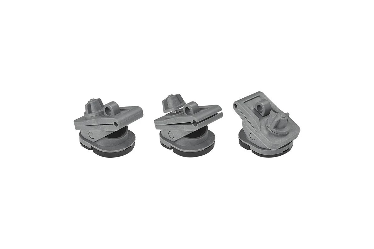 Vorzelt Clips, robuster und leichter Nylon-Kunststoff, 3-teilig