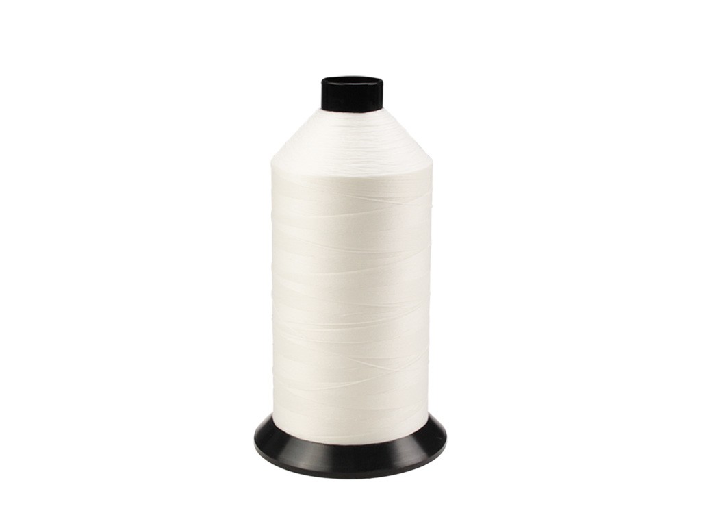 Sewing thread for outdoor fabrics. U.V.-resistant. Polyester and