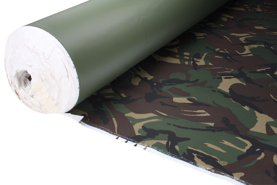 fort Let op Verst Camouflagestof, Oxford polyester 600 Denier stof, waterdicht, 148 cm