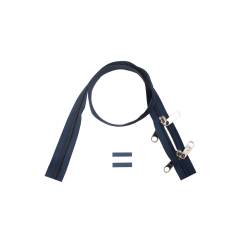 ESVO rits 10 mm 2-weg O-vorm niet deelbaar donkerblauw