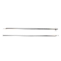 ESVO verstelbare stalen nokstok 22/19 mm 80-155 cm, 2-delig