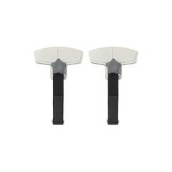 Luifel bevestigingsclips voor anti-flapperen, tenttapijtclips, set van 2 stuks