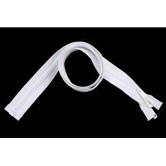 ESVO Profile zip-fastener 10 mm with open end white, 100 cm
