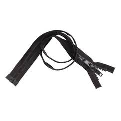 ESVO Profile zip-fastener 10 mm with open end black, 100 cm