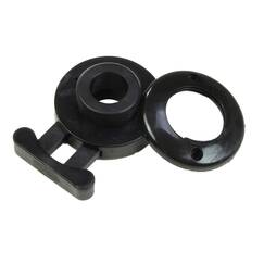 Minax losse knop zwart