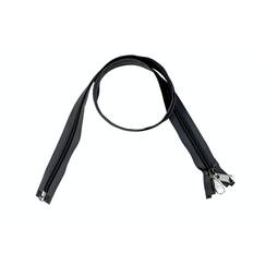YKK spiraal rits 10 mm deelbaar zwart, 800 cm