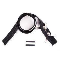 YKK rits 10 mm 2-weg O-vorm niet deelbaar zwart