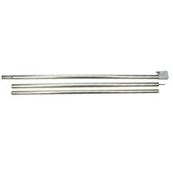 ESVO verstelbare stalen luifelstok 25/22 mm 170-245 cm, 3-delig + Powergrip