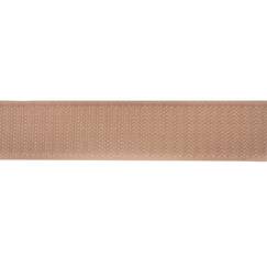 Klittenband 50 mm beige, harde zijde, haak
