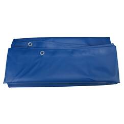 Tarpaulin sheet, 500x600cm, blue, reinforced PVC, U.V.-stable.