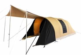 Tunnel tent Sahara 250 cotton sewn in ground sheet