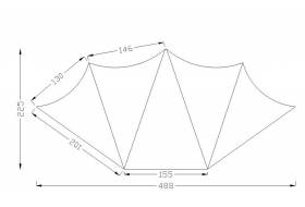 Vario canopy Bedouin 280