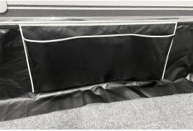 ESVO tochtstrook met klittenband en opbergzak, heavy duty 40 x 90 cm, zwart
