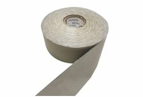 Tent fabric tape cotton 50 mm, mouse grey