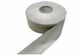 Tent fabric tape cotton 50 mm, light grey