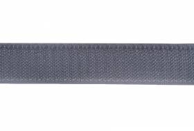 Klittenband 20 mm grijs, harde zijde, haak