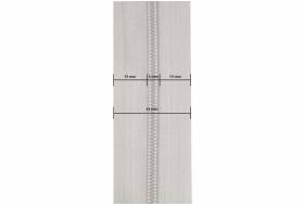 YKK ritsband rol van 75 meter, 5 mm niet-deelbaar, zwart