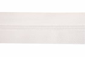 Rits 5 mm niet-deelbaar, wit