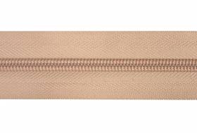 Beige YKK rits, niet deelbaar