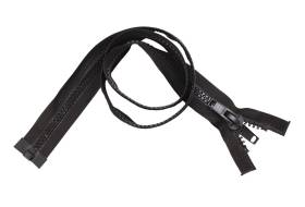 ESVO Profile zip-fastener 10 mm with open end black, 1000 cm