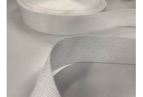 Gespenband polyester, 50 mm, wit