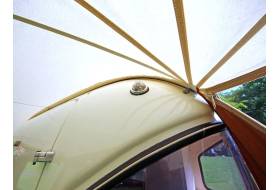 Atomatent detail luifel voor Biod caravan, op aanvraag
