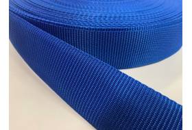Gespenband polyester 50 mm, kobaltblauw