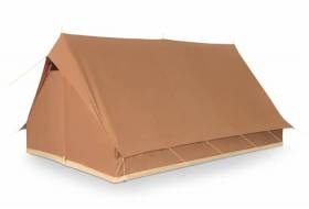 Group tent Patrouille 6 with sewn in ground sheet, cotton tent