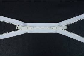 YKK VISLON Profilreißverschlüsse 10 mm 10 V nicht teilbar X-form weiß [CLONE]
