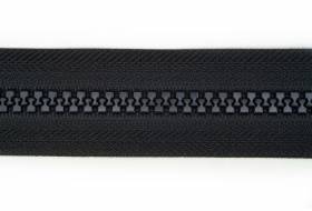 YKK VISLON bloktandrits 8,6 mm V 2-weg O-vorm niet-deelbaar zwart met kunststof auto lock schuiver