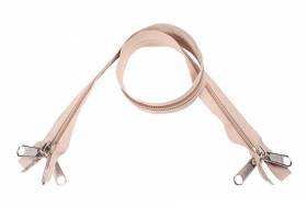YKK rits 10 mm dubbel deelbaar beige