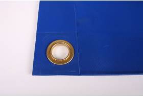 Dekzeil PVC 200 x 300 cm, blauw, kant en klaar
