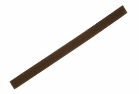 Klittenband 20 mm bruin, harde zijde / haak - 29 cm