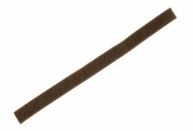 Klittenband 20 mm bruin, harde zijde en zachte zijde - 29 cm
