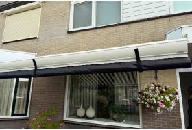 ESVO volant voor zonnescherm DeLuxe, hoogte 140 cm, inclusief alu verschuifbare zoomstok