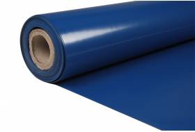Reinforced PVC for tarpaulin sheet and more, blue 650 gr/m²