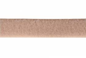 Klittenband 50 mm beige, zachte zijde, lus