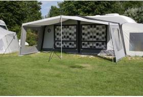 Sun canopy de Luxe for the awning, with sidewalls