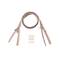 ESVO zip-fastener 10 mm closed end two-way X-form, beige