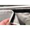 ESVO caravan tochtstrook, per meter, grijs, heavy duty met klittenband, 60 cm