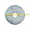 Vulbare ring voor parasolvoet, sterk pvc, 54 cm