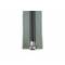 YKK zip-fastener 10 mm with open end light grey, 250 cm