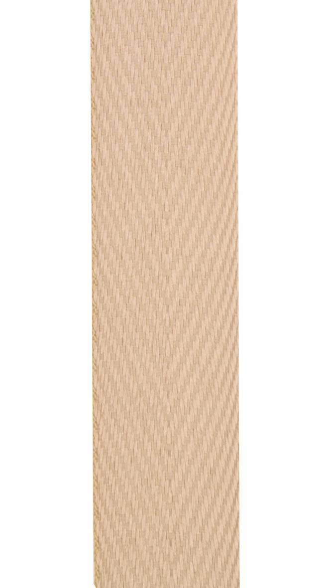 Tent tape 18 mm, water repellent, polyester, beige
