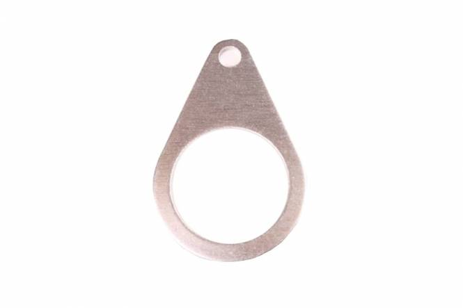 Scheerlijnoog 'druppel' aluminium