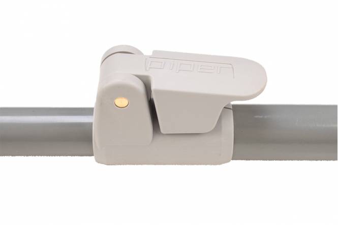 ESVO Teleskopierbare Firststab 22/19 mm, 3 teilig 145-210 cm + Powergrip