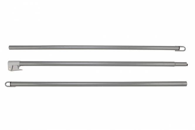 ESVO Teleskopierbare Firststab 22/19 mm, 3 teilig 145-210 cm + Powergrip