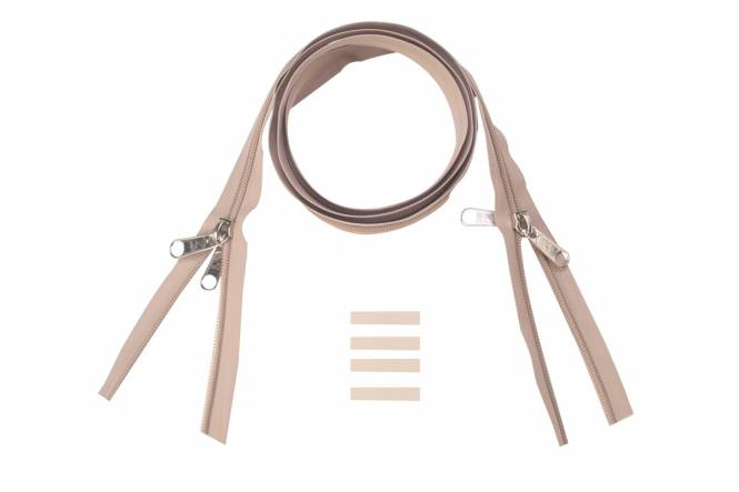 ESVO rits 10 mm 2-weg X-vorm niet deelbaar, beige
