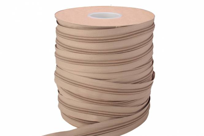 ESVO Reißverschlussband 10 mm nicht teilbar, sand